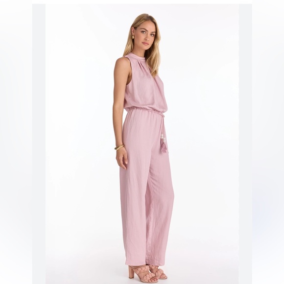 The Noli Shop Charli Jumpsuit in Pearl